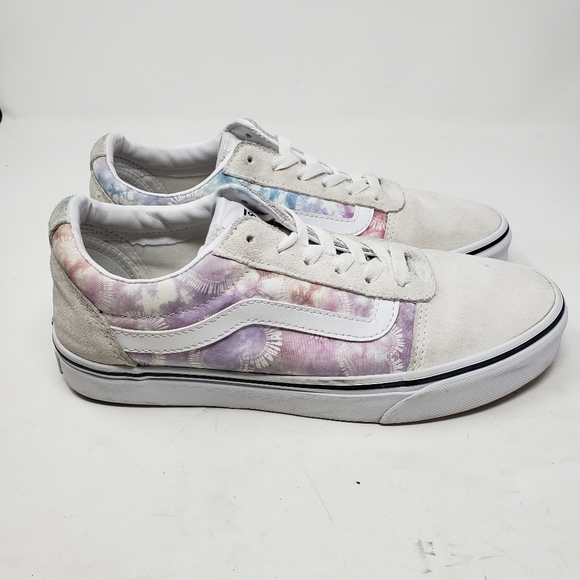 Vans Ward Pastel Heart Tie Dye Low Top Shoes - Picture 1 of 7